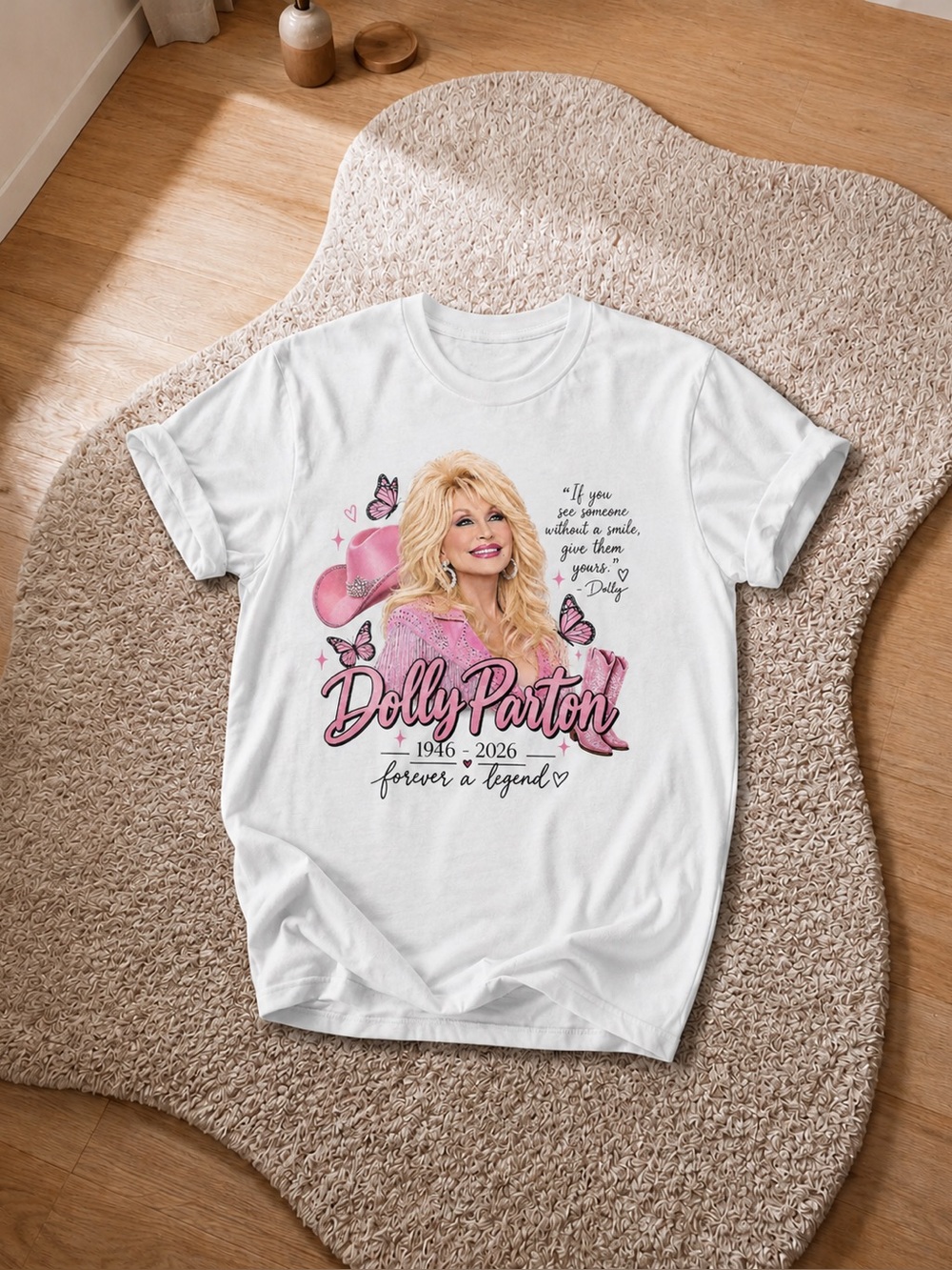 Dolly Parton Forever Legend Shirt, Country Music Tribute Graphic Tee - Unisex